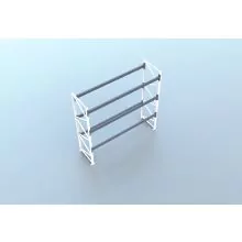 Anfangsregal gebrauchte Nedcon PR Palettenregal 3700x3600x1100 mm (hxbxt) 3 Ebenen