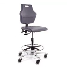 Score Arbeitsstuhl Pro 4402 mit Rollen und Fußring 59-84cm