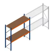 Weitspannregal Kimer 1750x1500x600 mm (hxbxt) 2 Ebenen Anfangsregal
