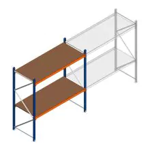 Weitspannregal Kimer 1750x1500x800 mm (hxbxt) 2 Ebenen Anfangsregal