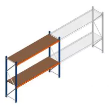 Weitspannregal Kimer 1750x2250x600 mm (hxbxt) 2 Ebenen Anfangsregal