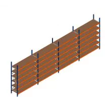 Vorteilsreihe Weitspannregal Kimer 2250x6250x600 mm (hxbxt) 6 Ebenen