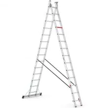 Reformleiter Wixor 2x14 Sprossen