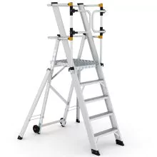 Lagertreppe Wixor klappbar extra sicher 5 Stufen