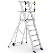 Lagertreppe Wixor klappbar extra sicher 6 Stufen