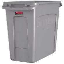 Slim Jim-Behälter mit Luftschlitzen, 87 ltr grau, Rubbermaid