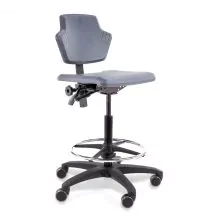 Score Arbeitsstuhl Spirit 1502 mit Rollen und Fußring 59-84cm