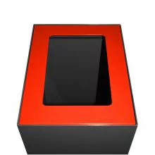 Top modulares Abfalltrennungseinheit 60 l, Rot