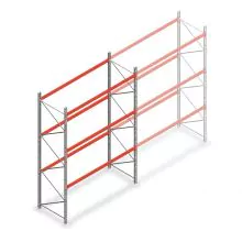 Palettenregal AR T2 3500x2700x1100mm (hxbxt) 3 Ebenen 1820kg/Ebene Anfangsregal