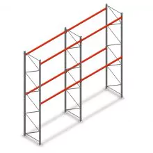 Kombiangebot Palettenregal AR T2 4500x5640x1100 mm (hxbxt) 2 Ebenen 2844kg/Ebene