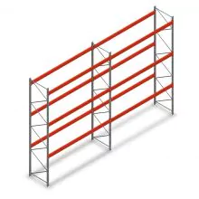 Kombiangebot Palettenregal AR T2 4500x6840x1100 mm (hxbxt) 3 Ebenen 2415kg/eb