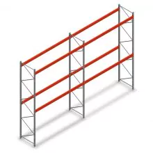 Kombiangebot Palettenregal AR T2 4500x6840x1100 mm (hxbxt) 2 Ebenen 2415kg/Ebene