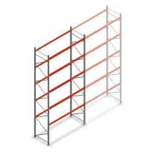 Palettenregal AR T2 6000x2700x1100mm (hxbxt) 5 Ebenen 1820kg/Ebene Anfangsregal