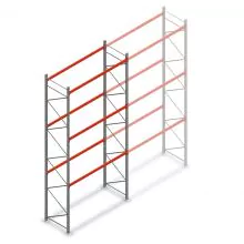 Palettenregal AR T2 6000x2700x1100mm (hxbxt) 3 Ebenen 1820kg/eb. Anfangsregal