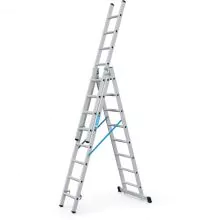 Reformleiter Zarges Skymaster DX dreiteilig 3x8 Sprossen 5250 mm