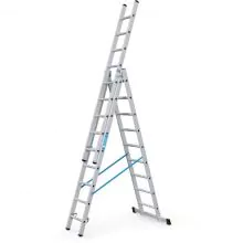 Reformleiter Zarges Skymaster DX 3-teilig 3x9 Sprossen 6100 mm