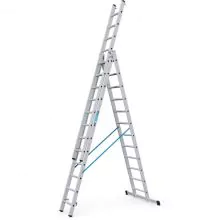 Reformleiter Zarges Skymaster DX 3-teilig 3x12 Sprossen 8300 mm
