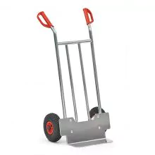 Aluminium Sackkarre 150 kg 1150 mm mit Luftreifen, 150 mm Schaufel