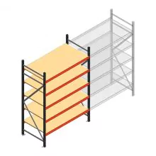 Weitspannregal AR 2000x1610x800 mm (hxbxt) 5 Ebenen anthrazit Anfangsregal