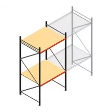 Weitspannregal AR 3000x1610x1200 mm (hxbxt) 2 Ebenen anthrazit Anfangsregal