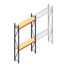 Weitspannregal AR 3000x1610x400 mm (hxbxt) 2 Ebenen anthrazit Anfangsregal