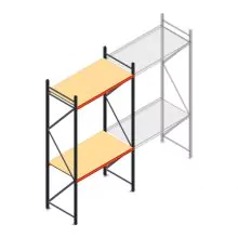 Weitspannregal AR 3000x1610x800 mm (hxbxt) 2 Ebenen anthrazit Anfangsregal
