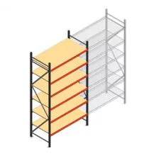 Weitspannregal AR 3000x1610x800 mm (hxbxt) 6 Ebenen anthrazit Anfangsregal