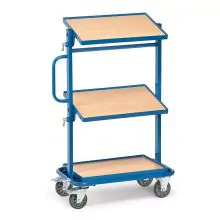 Beiwagen 200 kg mit 3 kippbaren Holzetagen