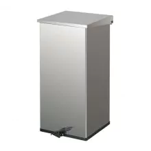 Carro-Kick Pedaleimer 110 Liter in Edelstahloptik