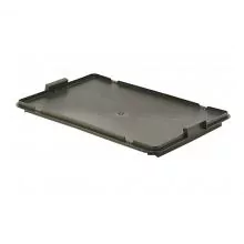 Deckel für LB Stapelbehälter 600x400x250 mm schwarz