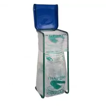 Deckel für Großvolumen-Sackhalter 400L - blau