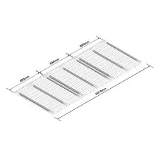 Drahtgitterboden Ebene für 2700mm Palettenregal