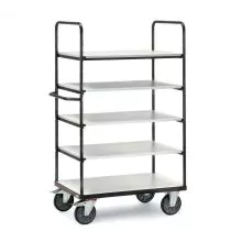 ESD-Etagenwagen 600 kg, 5 Etagen 1000x700 (lxb)