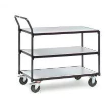 ESD-Tischwagen 300 kg, 3 Etagen 1000x600 (LxB)