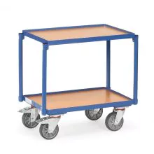 Eurobehälter Rollplatte 250 kg mit 2 Holzetagen 605x405