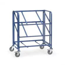 Plattformwagen 250 kg mit 3 Etagen 820x610, offener Rahmen