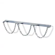Gasflaschen-Wandhalter für 3 Gasflaschen mit einem Durchmesser von 320 mm