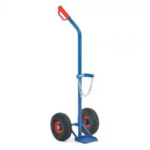 Gasflaschenwagen 100 kg für 1 Gasflasche à 10 Liter mit Gummirädern