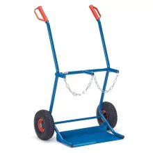 Gasflaschenwagen 100 kg für 2 Gasflaschen à 20 Liter mit Luftreifen