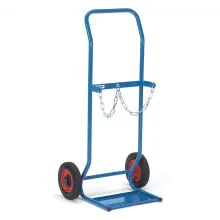 Gasflaschenwagen 50 kg für 2 Gasflaschen à 10 Liter mit Gummirädern