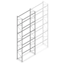 Gebrauchte Dexion Palettenregal 5000x2700x900 mm (hxbxt) 5 Ebenen Anfangsregal