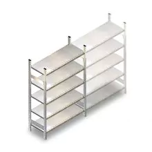 Gebrauchte Fachbodenregal Schafer R3000 2300x1280x800 mm (hxbxt) 5 Ebenen Anfangsregal