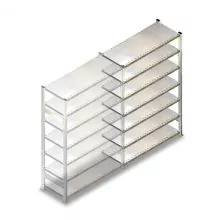 Gebrauchtes Schaefer R3000 Fachbodenregal 2300x1000x500mm (hxbxt) 7 Ebenen Anbauregal