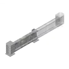 Führungsschiene 1000x400 mm (bxh) Anfangsregal