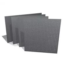 Werkzeugpaneel mit runden Löchern 960x980 mm RAL7012