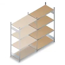 Weitspannregal HD 2000x1500x600 mm (hxbxt) 4 Ebenen Anbauregal