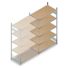 Weitspannregal HD 2000x1500x600 mm (hxbxt) 5 Ebenen Anbauregal