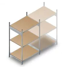 Weitspannregal HD 2000x1500x800 mm (hxbxt) 3 Ebenen Anfangsregal
