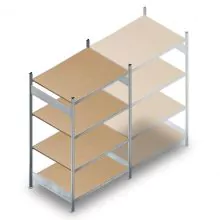 Weitspannregal HD 2000x1500x800 mm (hxbxt) 4 Ebenen Anfangsregal