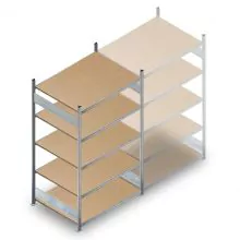 Weitspannregal HD 2000x1500x800 mm (hxbxt) 5 Ebenen Anfangsregal